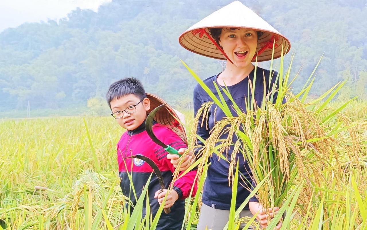 Truong Huy Homestay Mai Châu Esterno foto