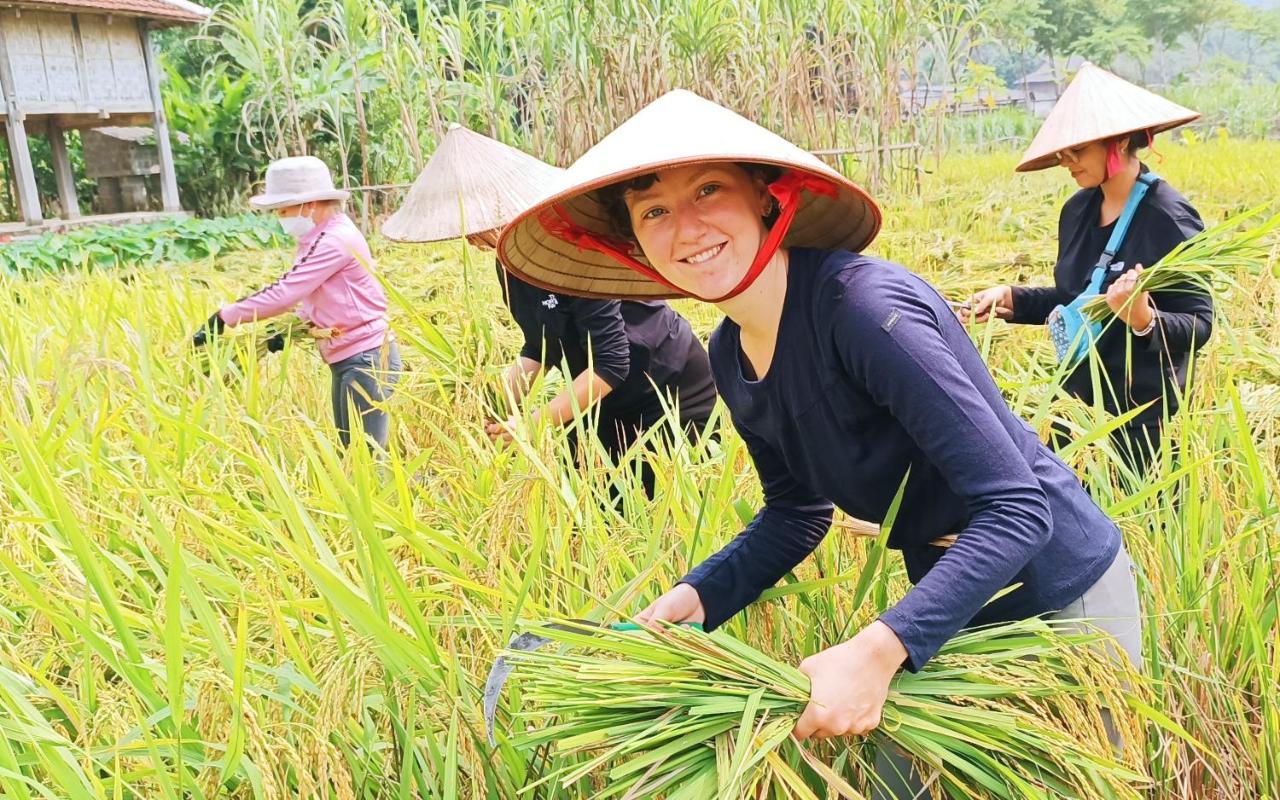 Truong Huy Homestay Mai Châu Esterno foto